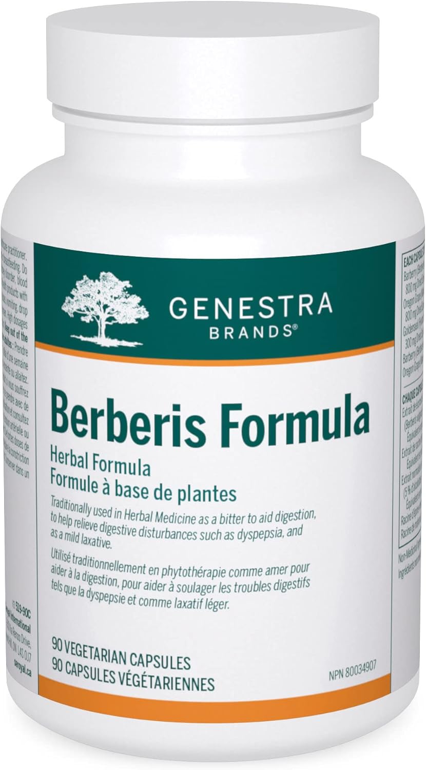 Genestra Brands Berberis Formula Combination of Berberine Extracts