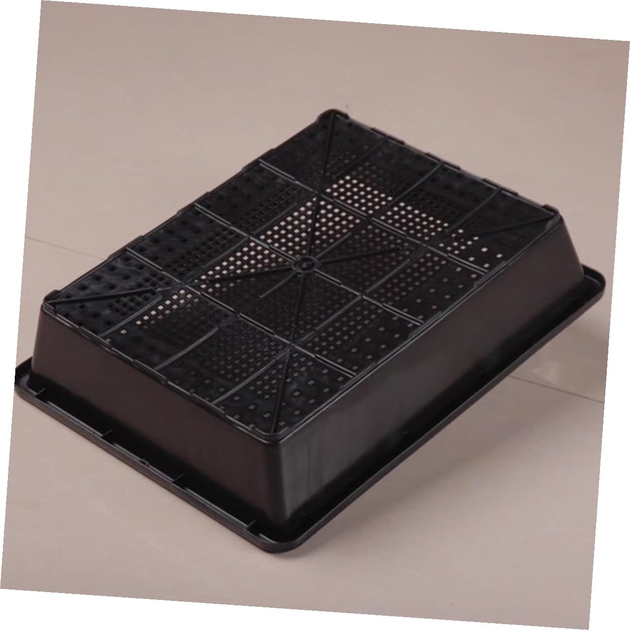 Plastic Plant Seedling Tray Set with Dome Cover Garden Nursery Starter Trays for Seed Germination and Propagation Suitable for Greenhouse and Indoor Gardening
