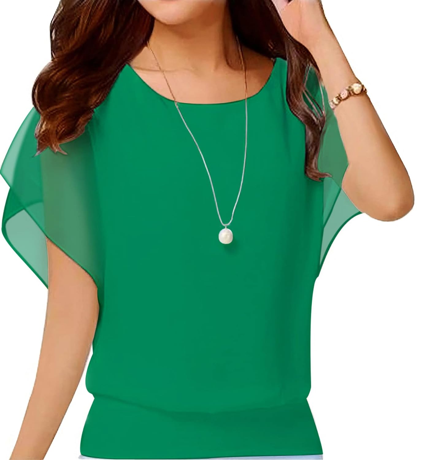 Neineiwu Women's Loose Casual Short Sleeve Chiffon Top T-Shirt Blouse - Review, Price and Buying Guide