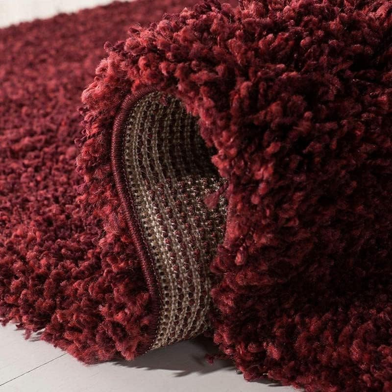 Image of Carpet for Hall | Carpet for Living Room |7X10 FEET Rugs for Bedroom | Carpet | Rug for Living Room | Carpet & Rugs for Home Decor | Carpet for Bedroom Floor (Maroon)