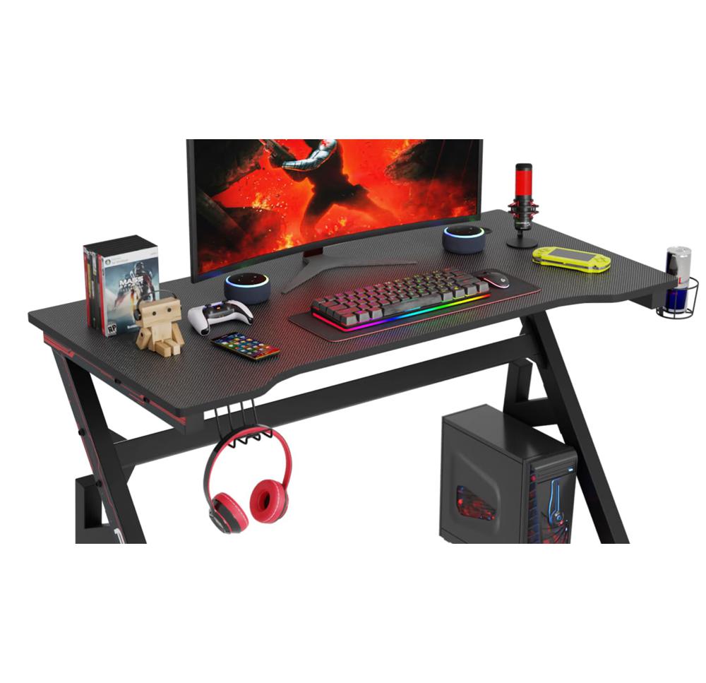 Amazon.com: PayLessHere 47 Inch Gaming Desk PC Carbon Fiber Table