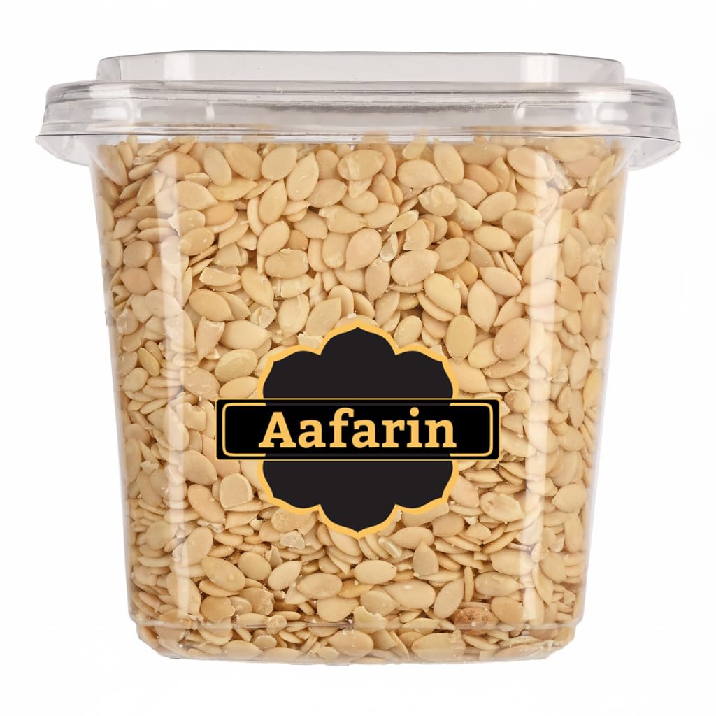 AAFARIN Watermelon Seeds 500g | Premium Raw Magaz Seeds, Nutrient-Rich | Rich in Fibre, Protein & Omega | Wholesome Addition to Smoothies & Salads | Ideal for Weight Management & Wellness | Value Pack-image-9