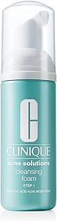 Clinique Acne Solutions Daily Foam Cleanser With 1.5% Salicylic Acid For Very Dry to Oily Skin Types | Prevents Acne + Unclogs Pores