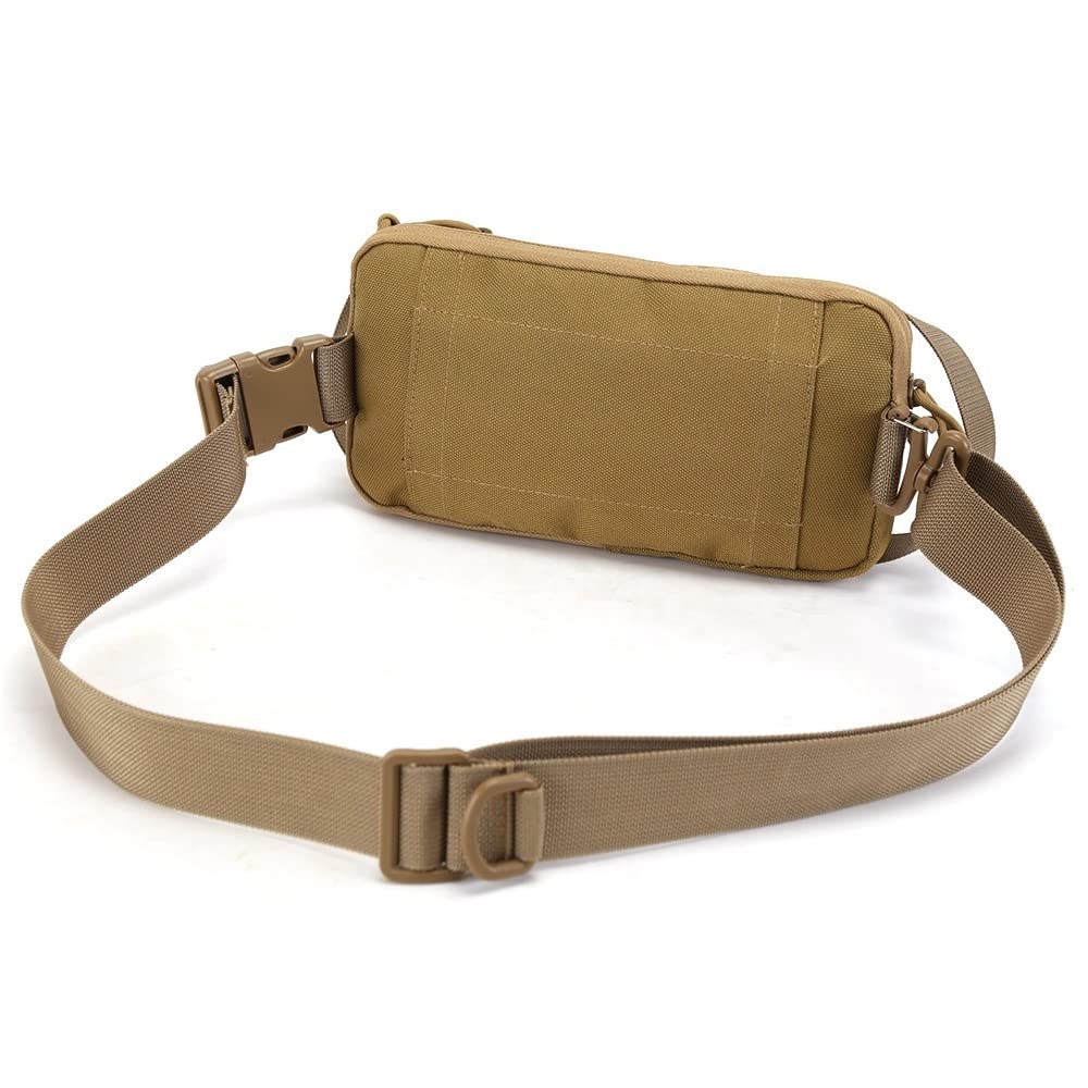 Fanny Pack, Waterproof One Strap Shoulder Backpack Portable Hiking Bag for Men Women Walking Biking Travel Cycling - Image 2