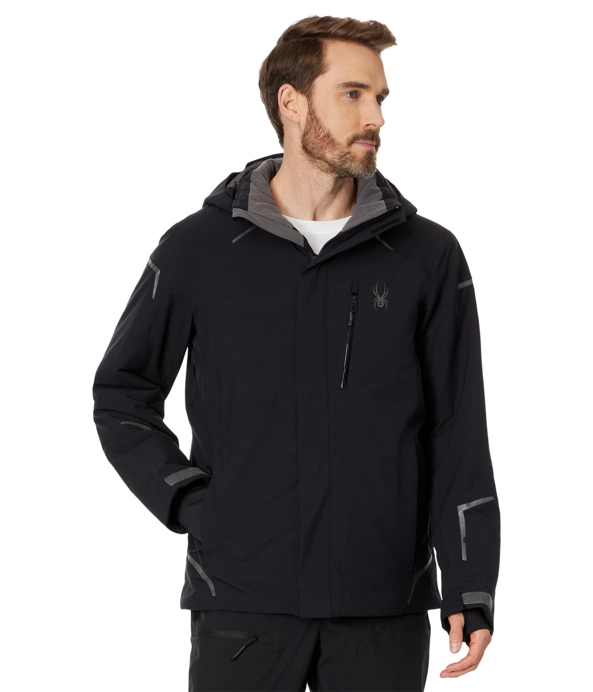 Spyder Men's Copper Insulated Ski Snow Hooded Jacket