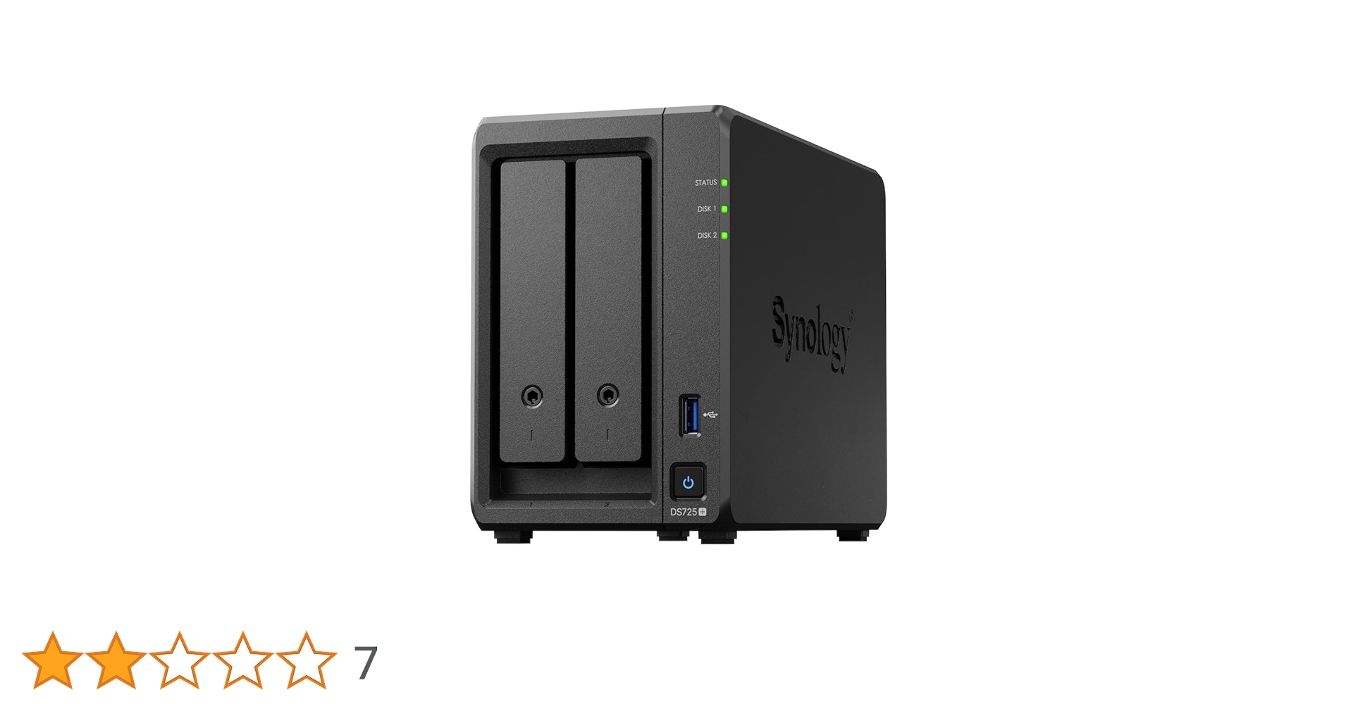 ★Synology NASキット 2ベイ DS720+/JPクアッドコアCPU Amazon.co.jp: Synology NASキット 2ベイ DS725+ RyzenCPU搭載