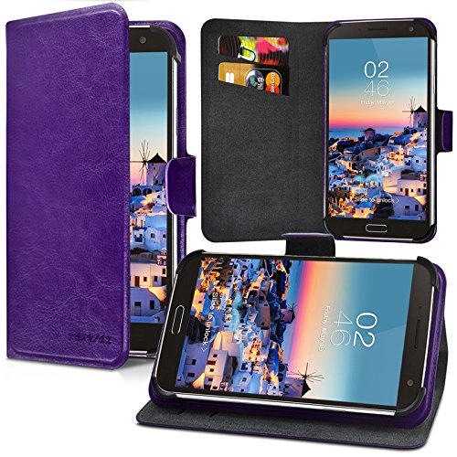 KARYLAX Seluxion - Housse Etui Suppport Universel M Couleur Violet pour Logicom L-egant One-R