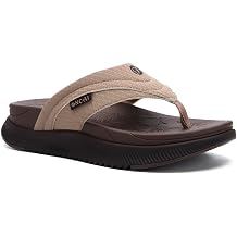 ONCAI Womens Orthotic Cushion Flip Flops Recovery Walking Sandals for Women with Arch Support Summer Comfortable Slip On Flip Flops for Womans Size 6-12