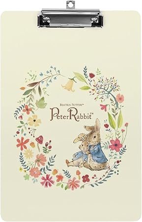 Amazon クリップボード サイズ ピーター ラビット 花柄 クリップファイル バインダー 吊り下げる 書類整理 軽量 おしゃれ キャラクター かわいい クリップファイル ボード 文房具 オフィス用品