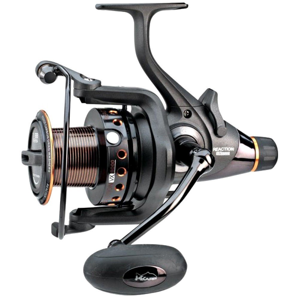 Kkarp Moulinet Pêche Reaction VX 8000 Baitrunner Débrayable Carpe Carnassiers Feeder