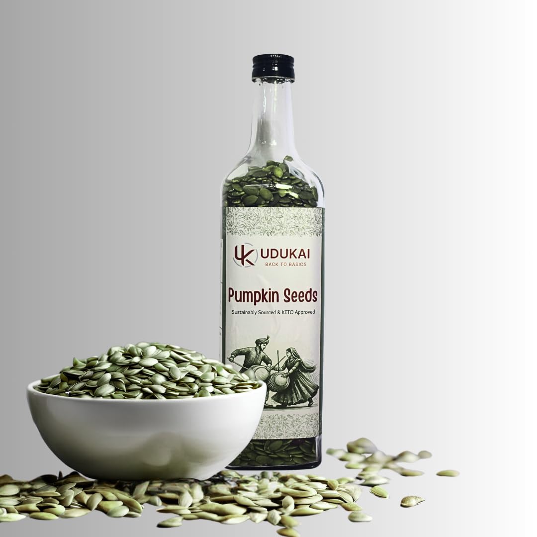 See full amazon price history chart for Udukai Premium Pumpkin Seeds 600 Gram - Raw Pumpkin Seeds for Eating | Immunity Booster and Protein Rich Seeds | Healthy Diet Snacks | Weight Management | Rich in Fibre Udukai Premium Pumpkin Seeds 600 Gram - Raw Pumpkin Seeds for Eating | Immunity Booster and Protein Rich Seeds | Healthy Diet Snacks | Weight Management | Rich in Fibre (B0DFDXD6WD) Amazon Price History, Amazon Price Tracker
