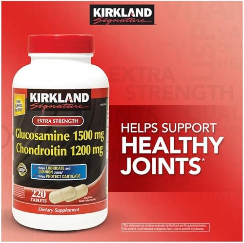 Signature Extra Strength Glucosamina HCI 1500 mg Sulfato de Condroitina 1200 mg - 190 Tabletas