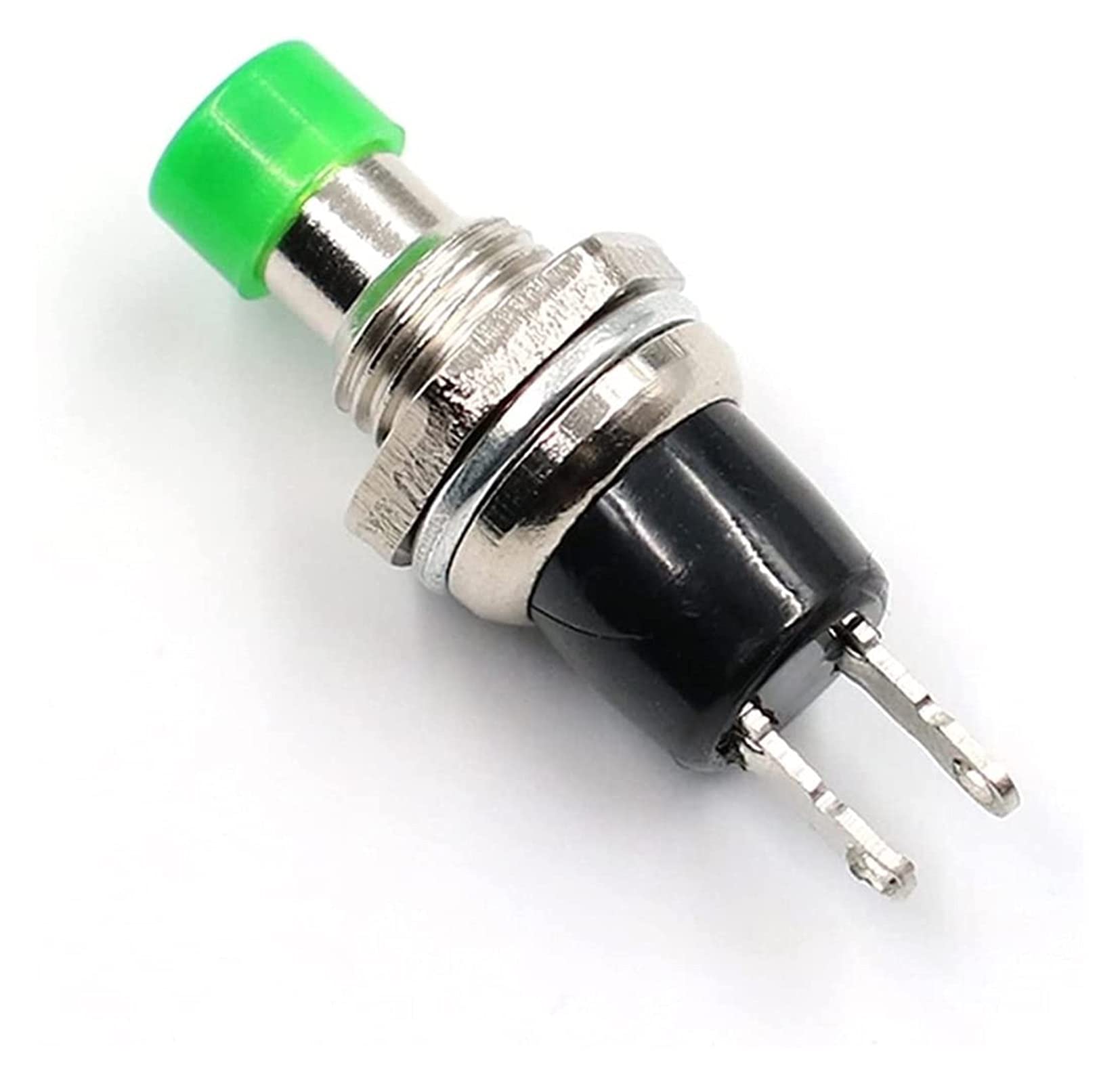 Interrupteur de commande momentané 7mm bouton poussoir vert pour circuit