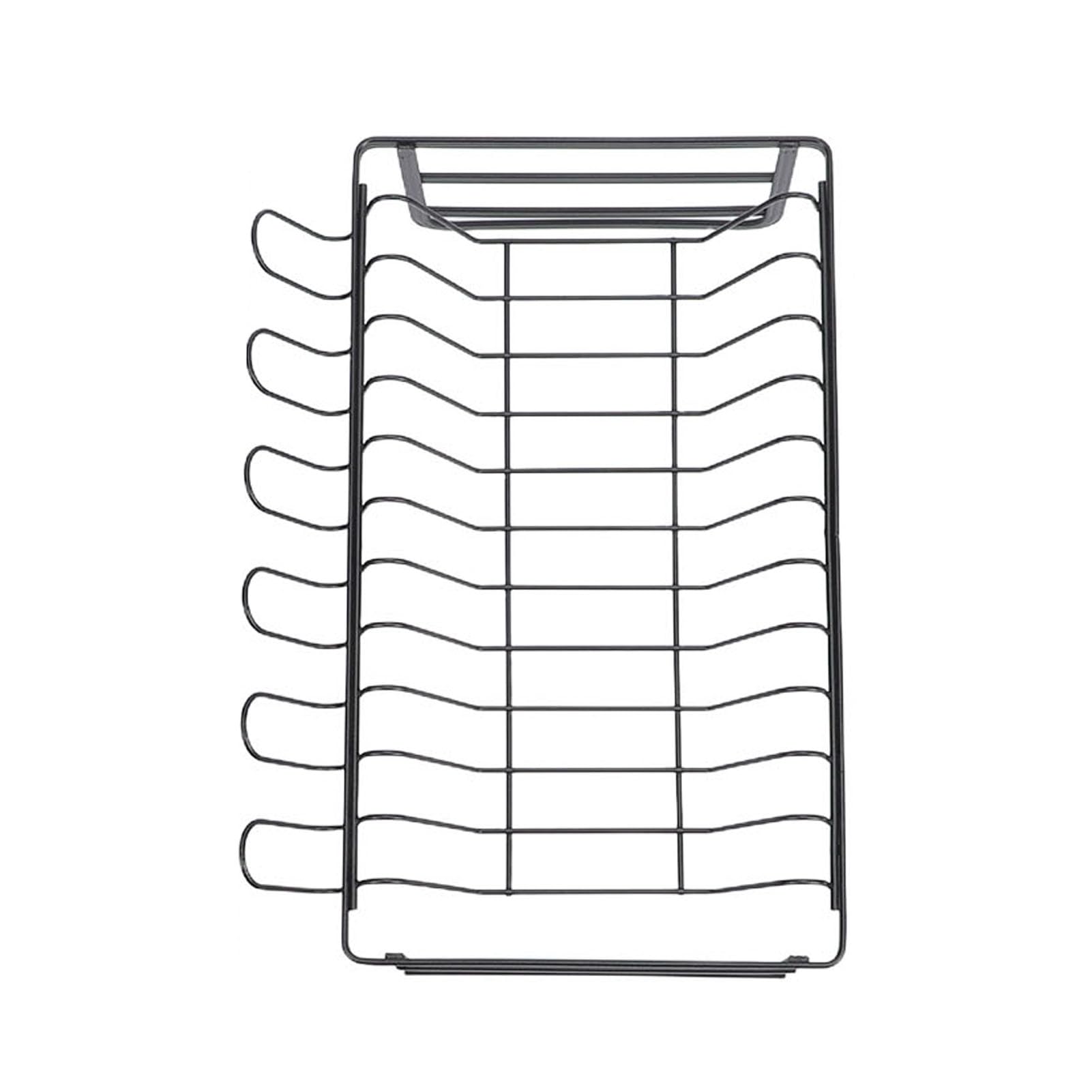 SIXRUN Doppellagiges Küchenregal, Abtropfgestell, Arbeitsplatten-Geschirrständer aus Kohlenstoffstahl mit Utensilienhalter, Abtropfschale, Platzsparend, 41,9 X 30 cm, für Kleine Küchen und Wohnungen