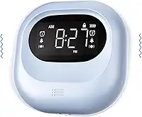Despertador vibratório para pessoas com sono pesado, bateria recarregável, agitador, embaixo do travesseiro, sem fio, vibração ajustável, sem fio, alarmes duplos, relógio digital portátil de viagem