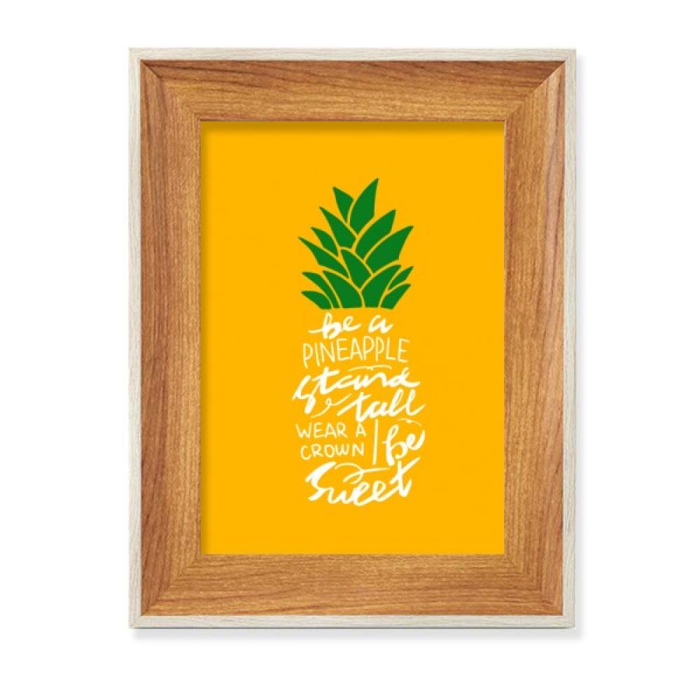 Cadre de photo en bois de bureau jaune précieux pour peinture d'art