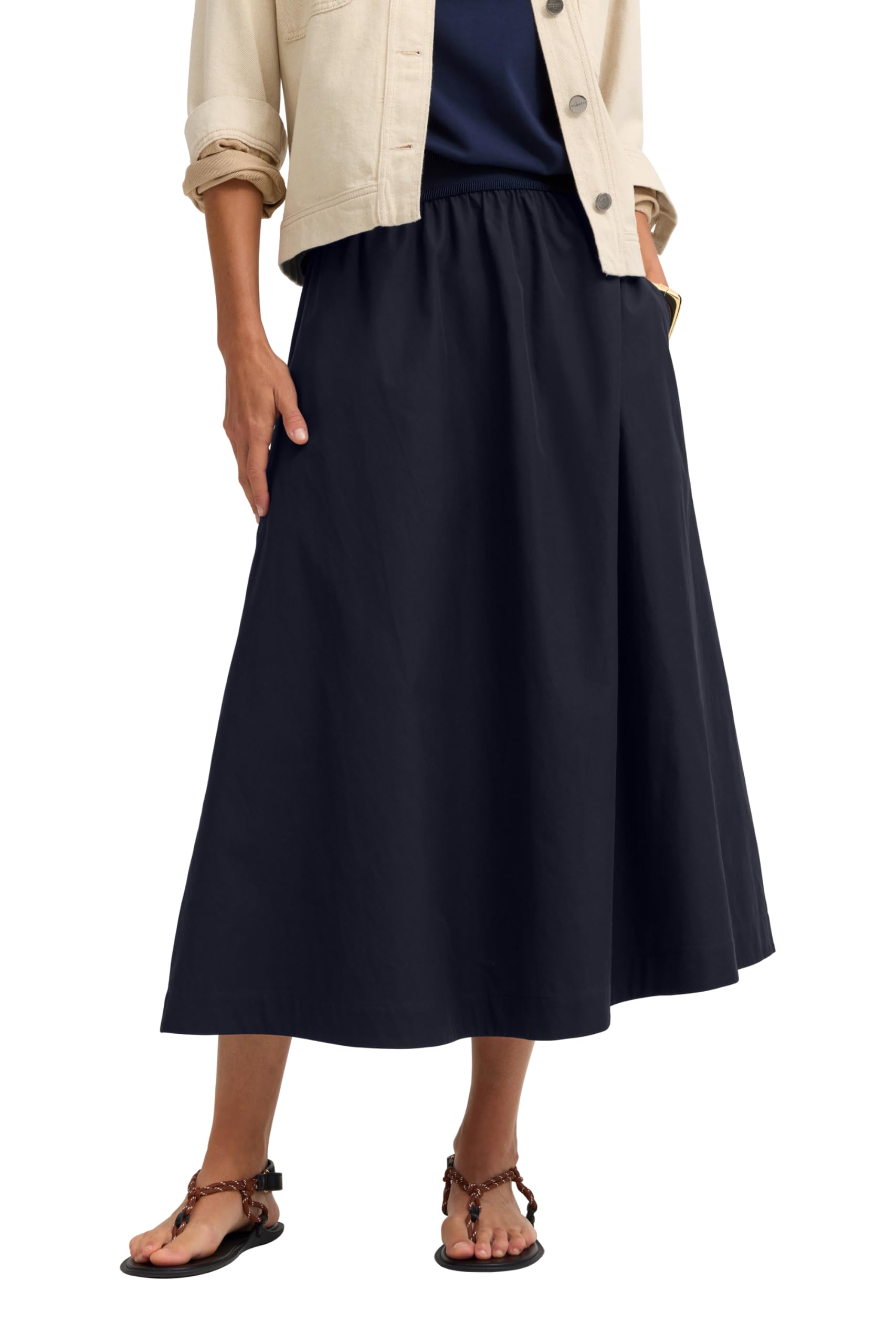 bugatti Damen Rock W1435-12447 | in A-Line aus Baumwolle