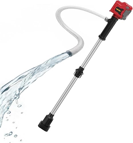 Miniatura 10 de Bomba de transferencia de agua sin escobillas compatible con batería Dewalt 20V (solo herramienta), 720GPH Bomba de agua inalámbrica sumergible