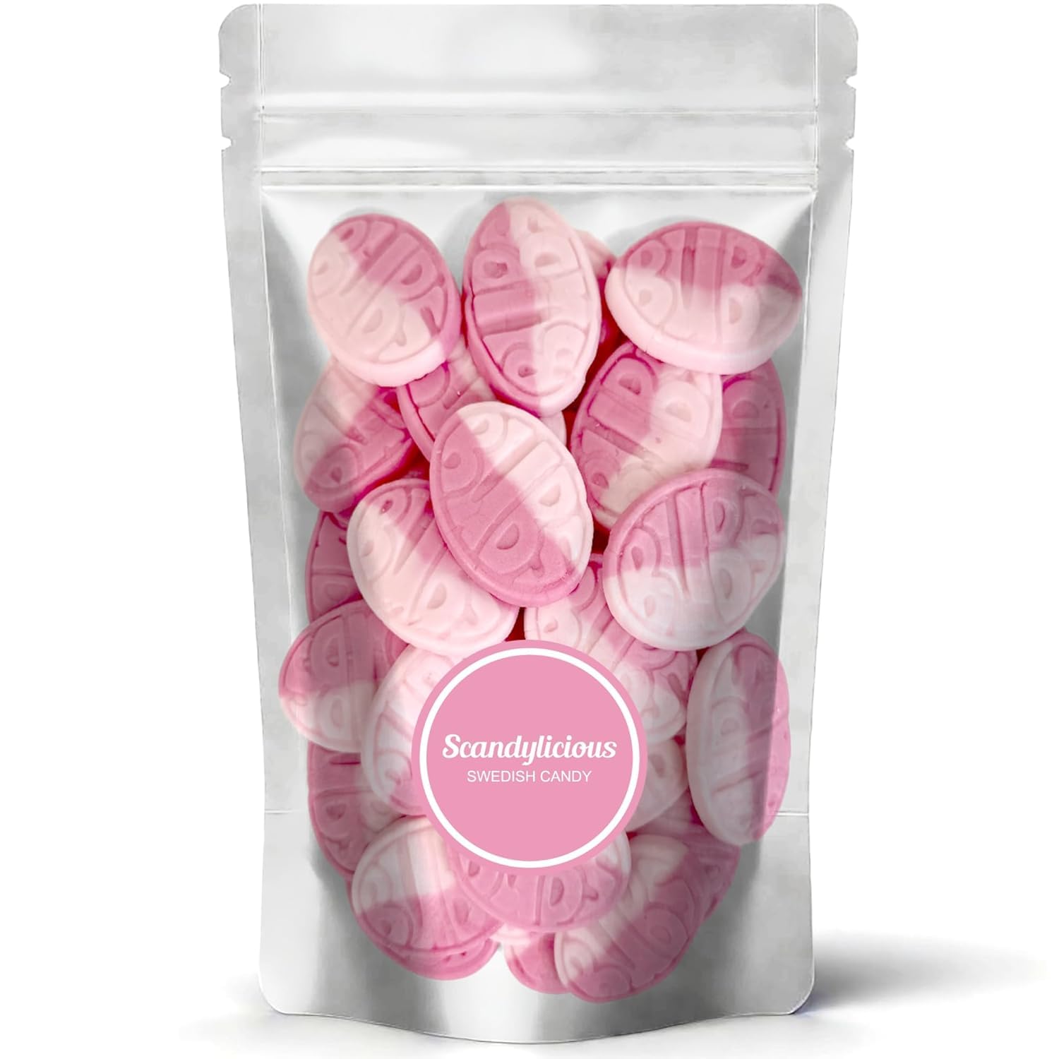 Bubs Swedish Candy - Wild Strawberry Pomegranate Sweet Ovals, Authentic Swedish Flavor in Every Bite, Perfect for Satisfying Your Sweet Tooth (1/2 LB)