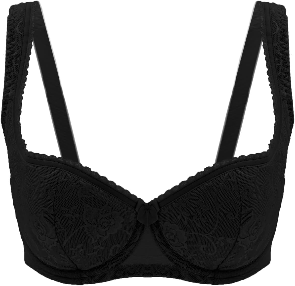 Balconette Bra for Women Demi Balcony Bras Underwire Push Up Half Cup - Image 6