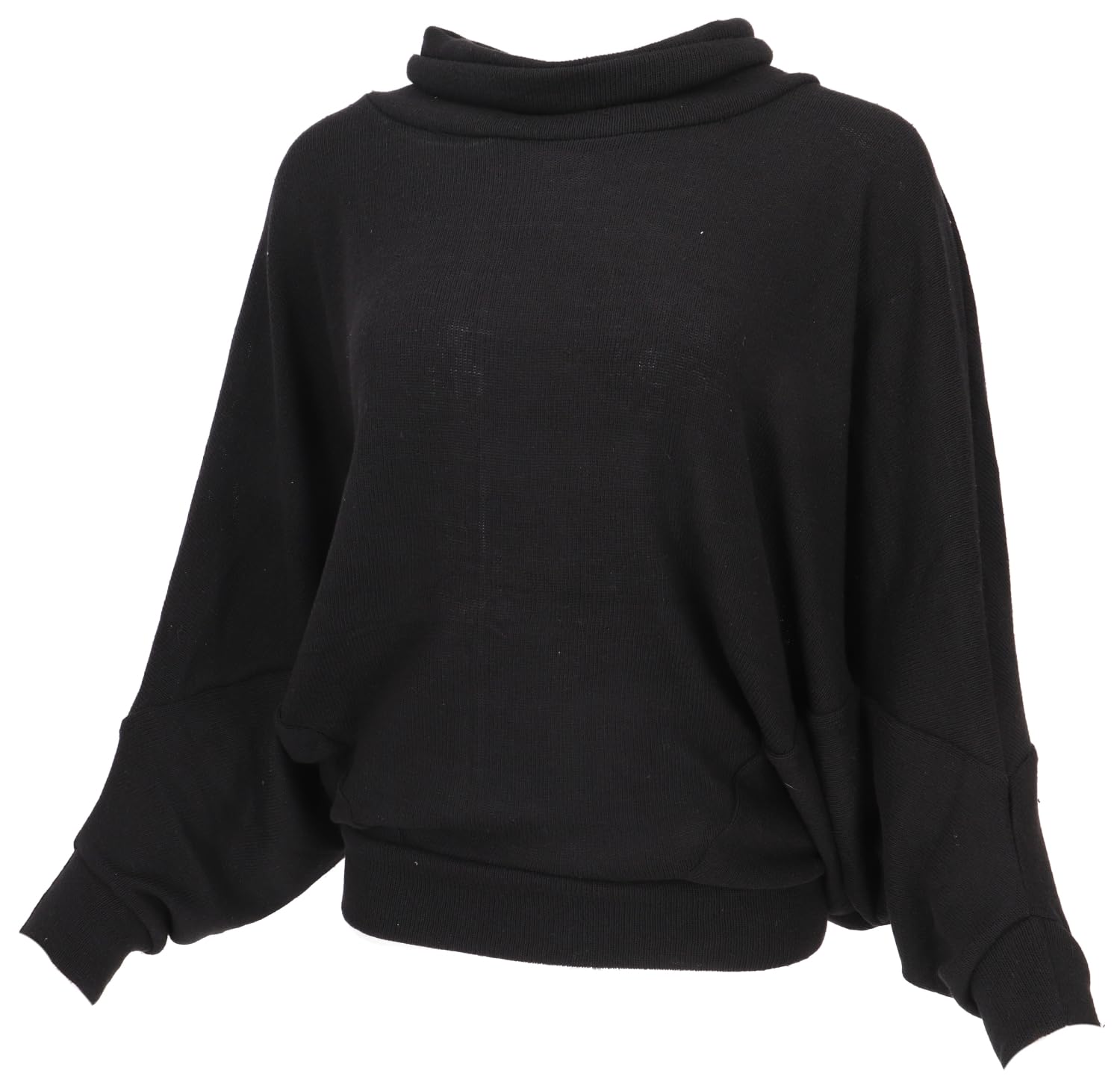 Oversize Shirt, Rollkragen Strickpullover, Plus Size Damen, Loose fit, Cappuccino