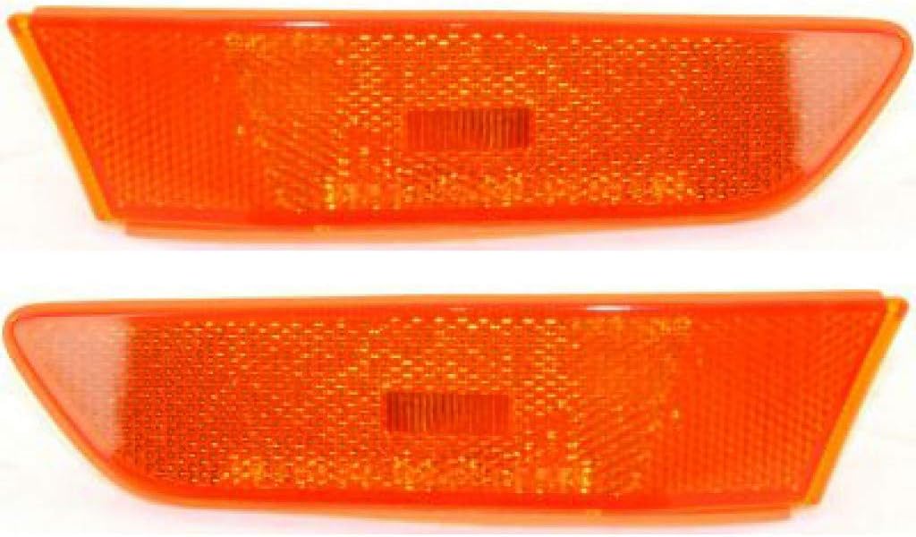 CarLights360 For 2003-2007 Infiniti G35 Pair Driver and Passenger Side Turn Signal/Side Marker Light With Bulbs Included IN2550109 IN2551109 - Replaces 26185-AM800 26180-AL520 ;2dr for Coupe