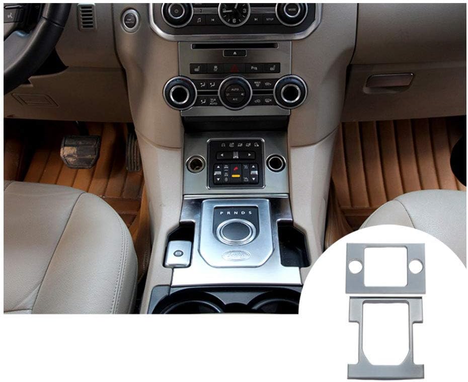 Central Control Panel Trim Cover Accessories for Land Rover LR4 2010-2016 ABS Chromeplate 2pcs
