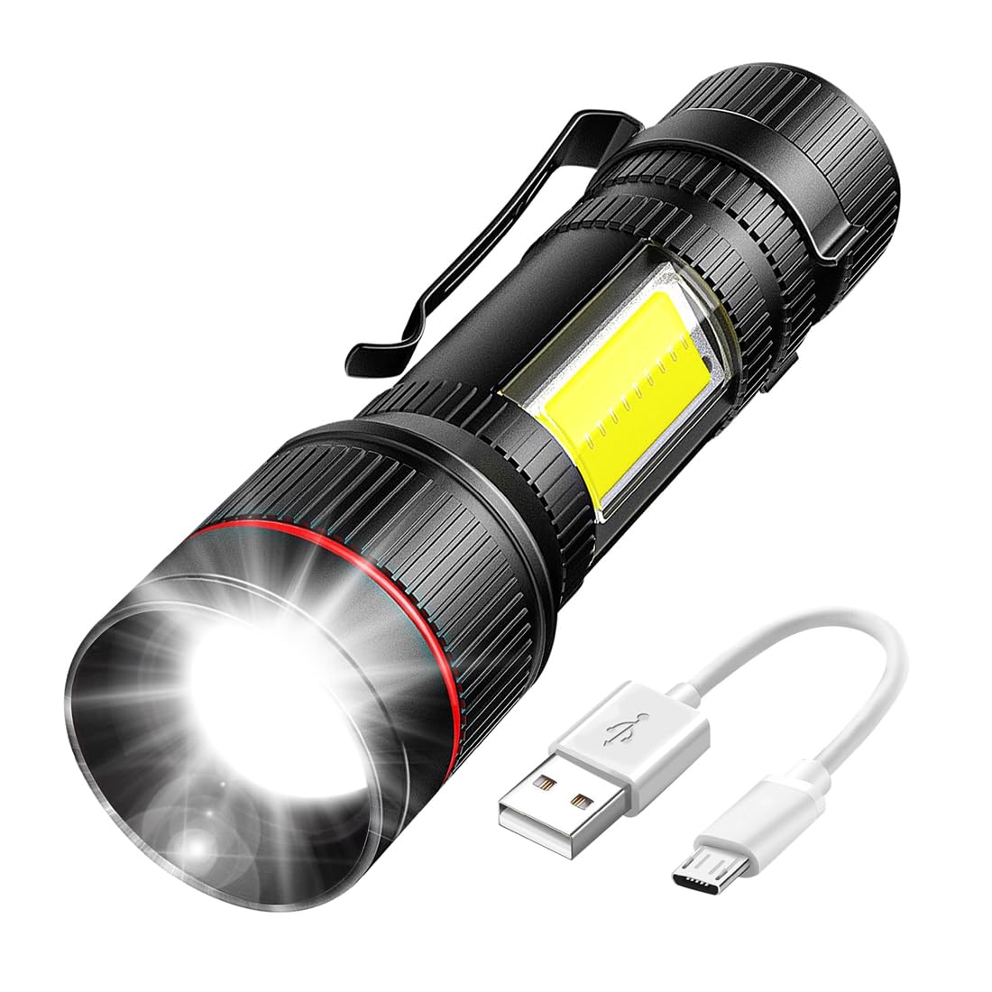 Small Sun Black Portable ZY-C702 Rechargeable Zoomable Waterproof Torchlight LED Metal Body Flashlight Torch with Box (Pack of 1) (B0DFVCYDYD) Amazon Price History, Amazon Price Tracker