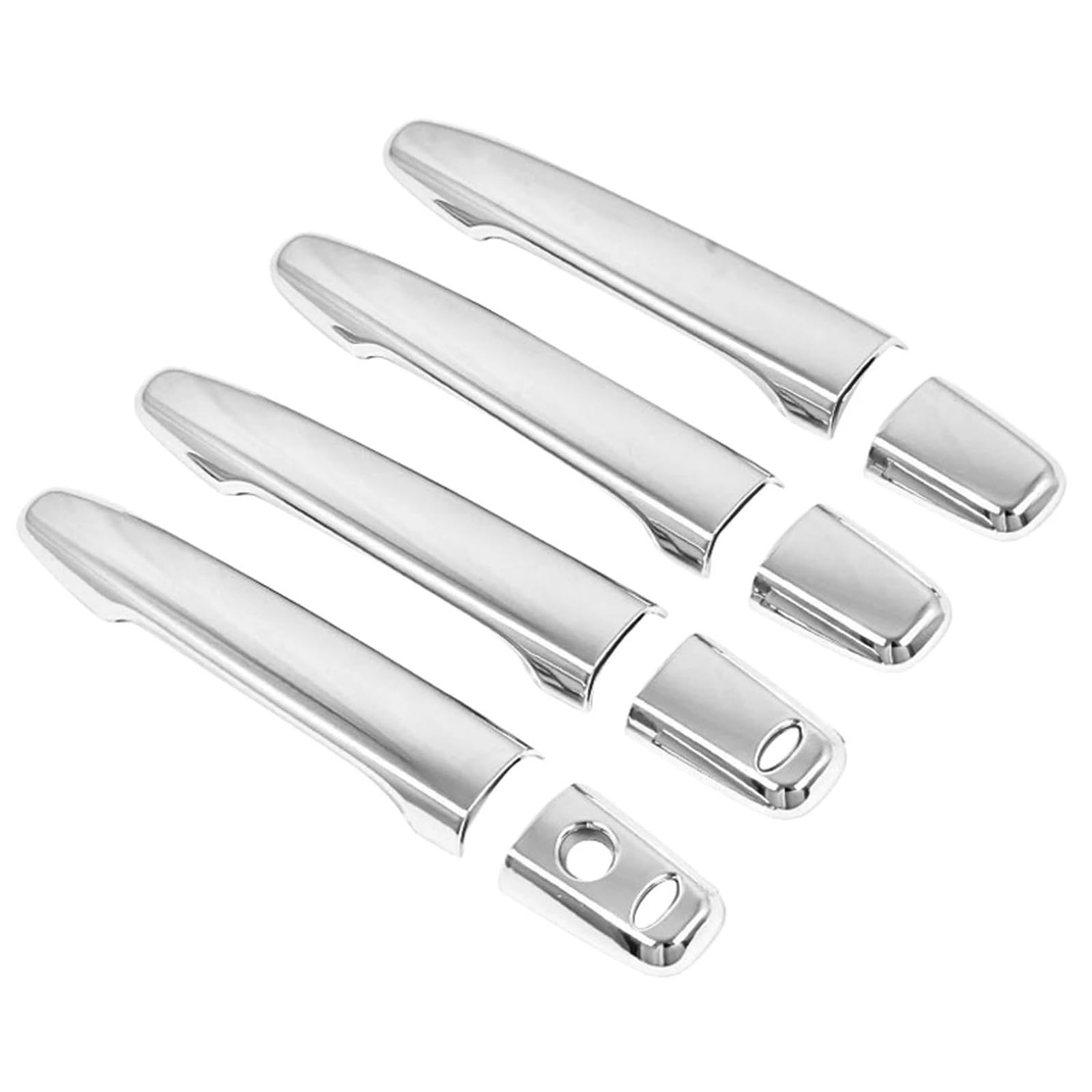 YESKIT Car Accessories Exterior Door Handle Cover Trim for Mitsubishi for Lancer 2008-2016(with Smart Key)