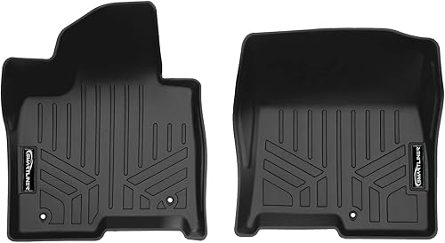 Miniatura 1 de SMARTLINER Juego de alfombrillas negras de 1 fila de ajuste personalizado para todo tipo de clima, compatible con Kia Sorento Hybrid 2021-2023