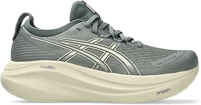 asics(アシックス) レディース Gel-Nimbus 27 ランニングシューズ, モニュメントブルー/ウィスパーグリーン, 22.5 cm