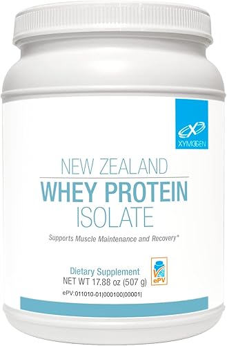 XYMOGEN Aislado de proteína de suero de leche de Nueva Zelanda - Proteína de suero en polvo - Proteína de fácil digestión para apoyar el