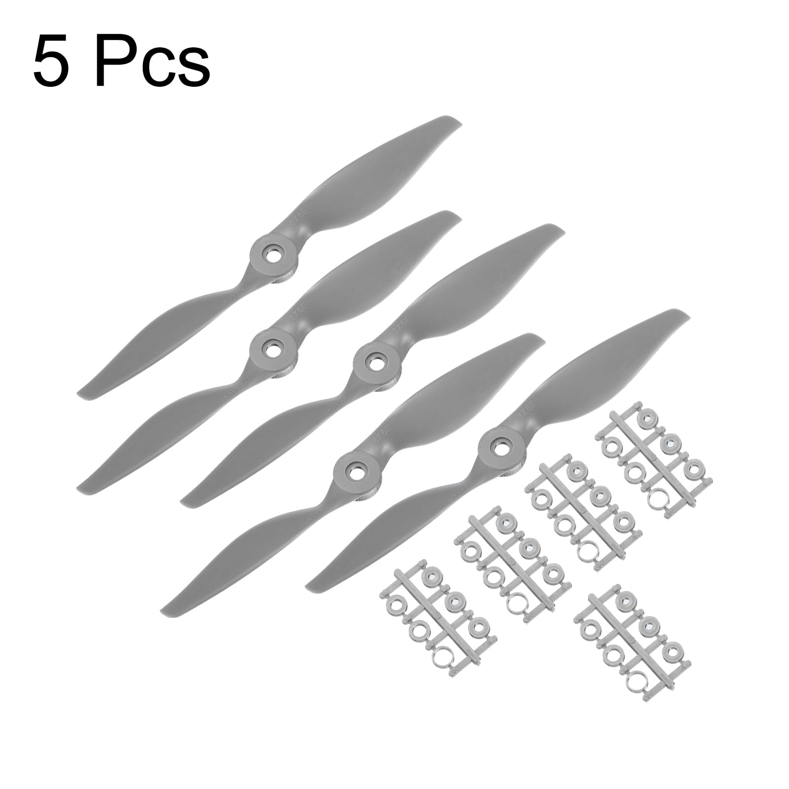 Hélices RC QUARKZMAN - 8x6 Pouces - Lot De 4 - Pour Avion électrique
