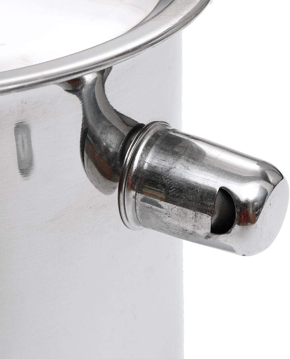Bee Wax Melting Pot Stainless Steel Pouring Pot Beekeeoing Tool Beekeeping Tools Set Double Boiler Heat-Resistant Handle Designed Pitcher for Making Candles Soap Chocolate Silver (1.5L)