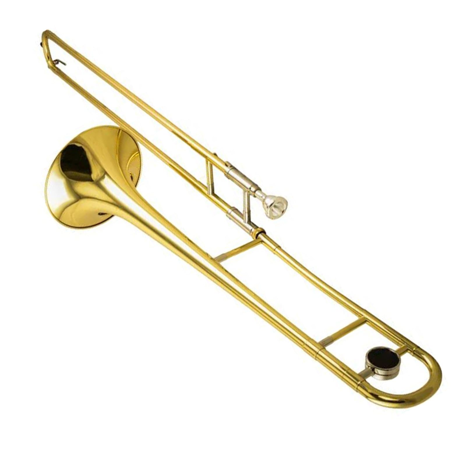 Puzon Profesjonalny złoty lakierowany instrument dęty blaszany B dur altowy