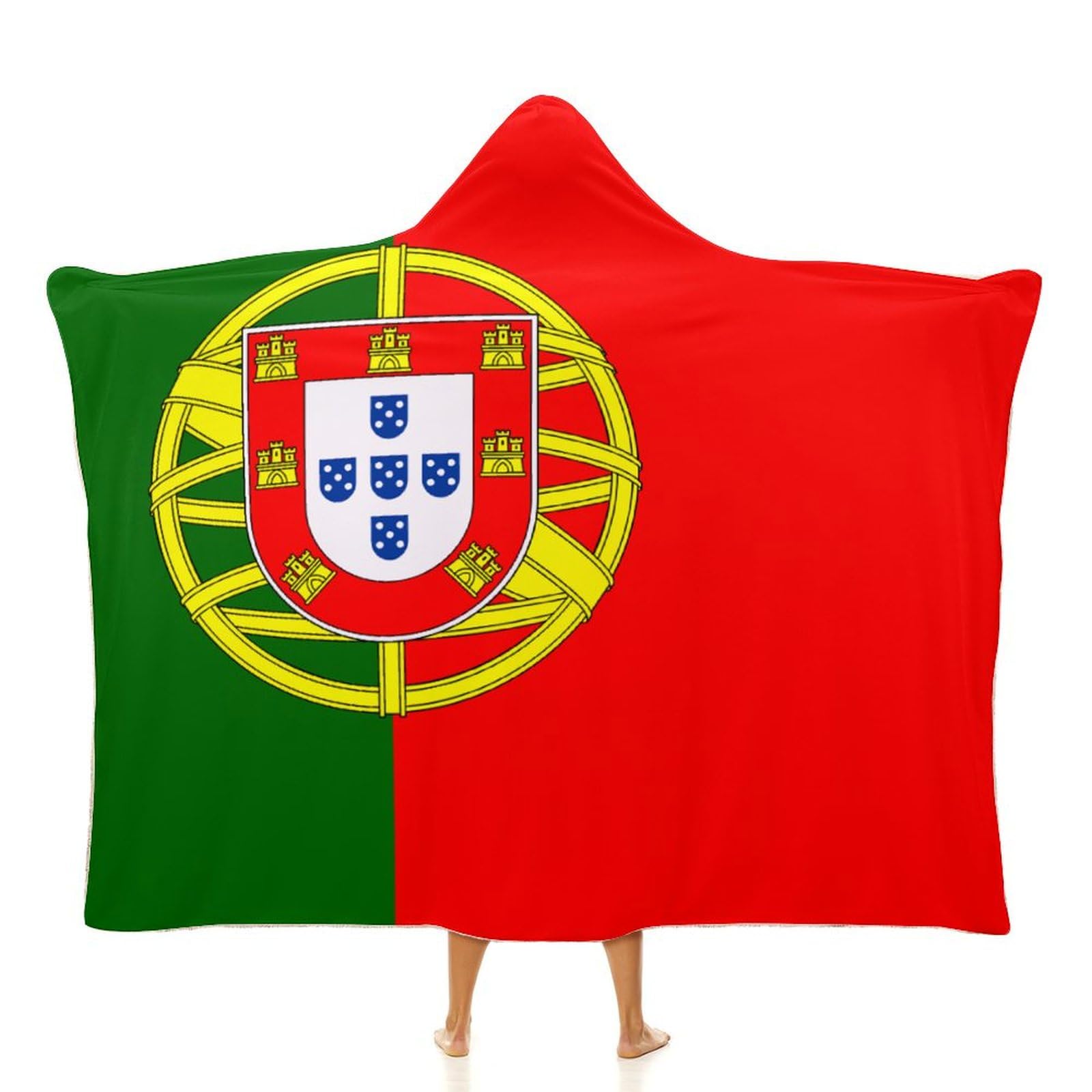 Couverture à capuche Portugal pour soirées canapé confort