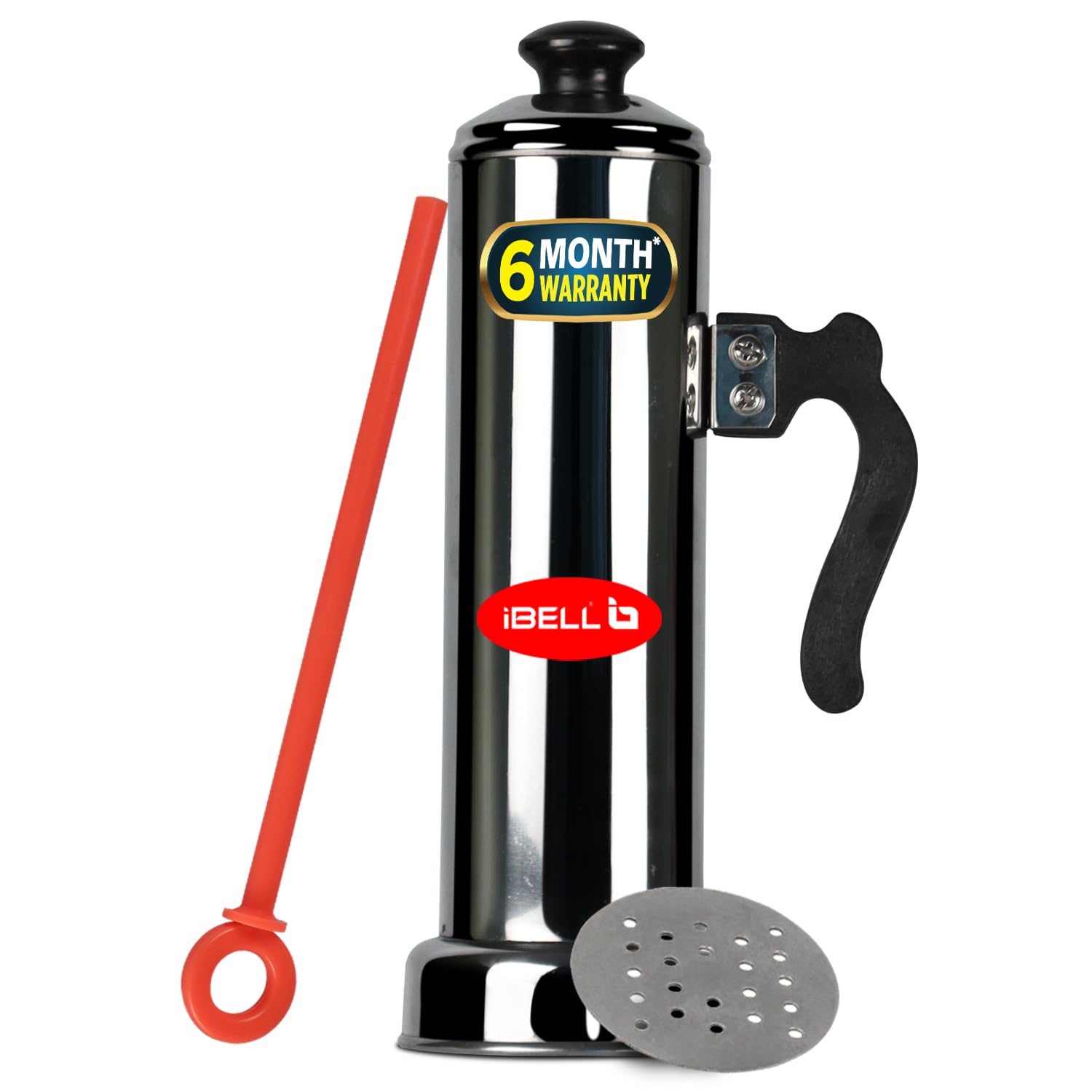 iBELL Stainless Steel Puttu Maker, Food Grade 304 Stainless Steel