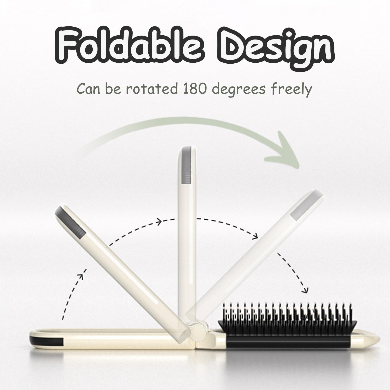 KASESSS 2 Pcs Detangle Hair Brush, Foldable Hair Brush Women - Image 4