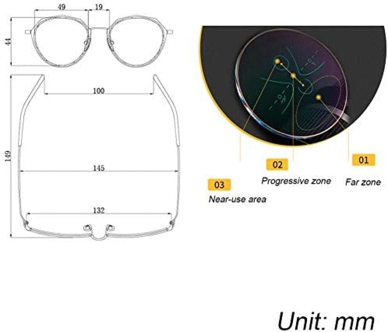 Inteligentne Okulary Do Czytania, Czytniki Zoom, Ultralekkie Gogle Damskie HD, Przebarwienia Fotochromowe, Bliskie I Dalekie, Czerwone / + 2,5,+2,0,Serene16