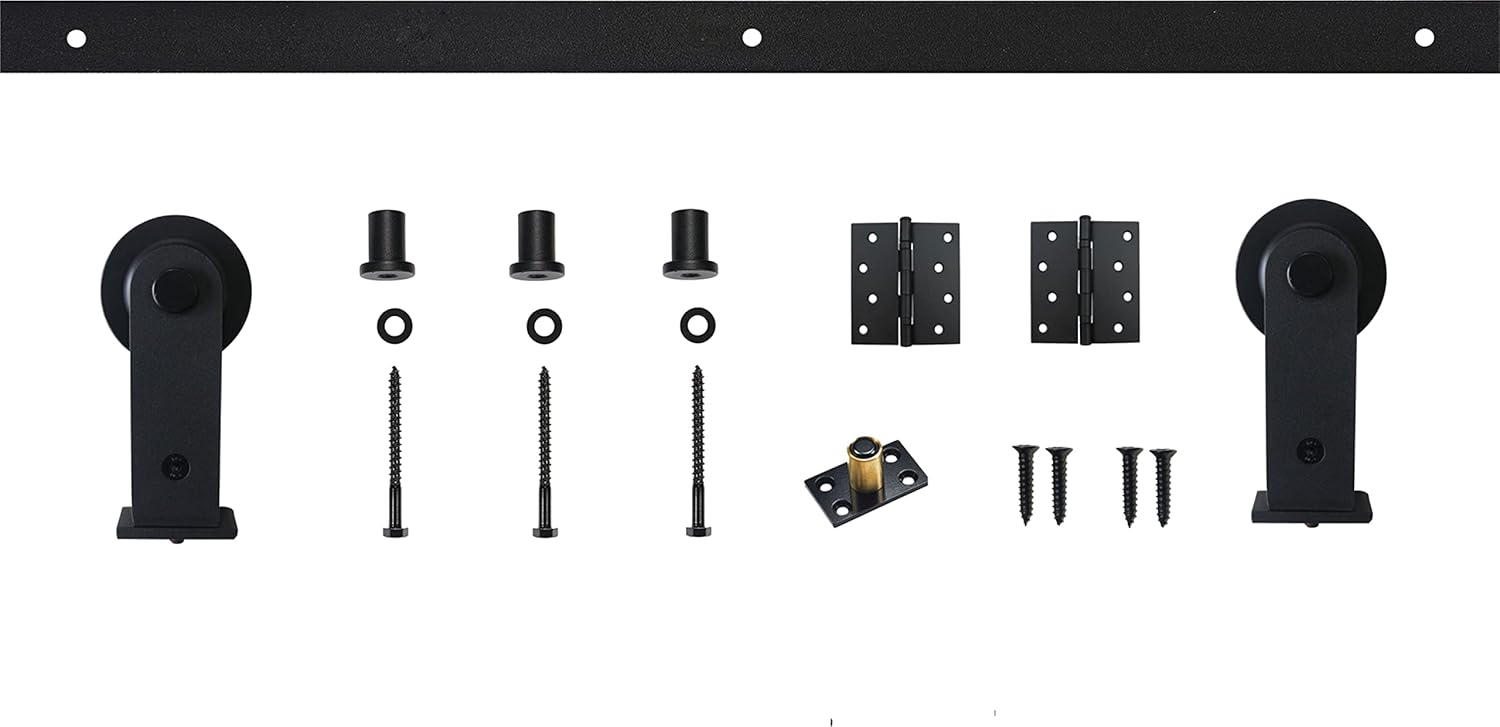 Miseno MBD0007X39 36" Bi-Fold Barn Door Hardware Kit - Black