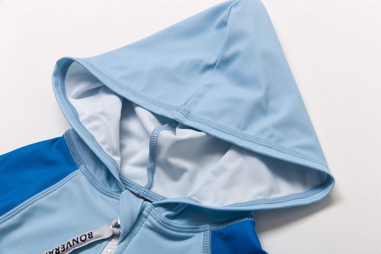 BONVERANO Badeanzug für Babys und Kleinkinder Mit Kapuze UV-Schutz 50+ Badebekleidung Mädchen/Jungen 0-4 Jahre