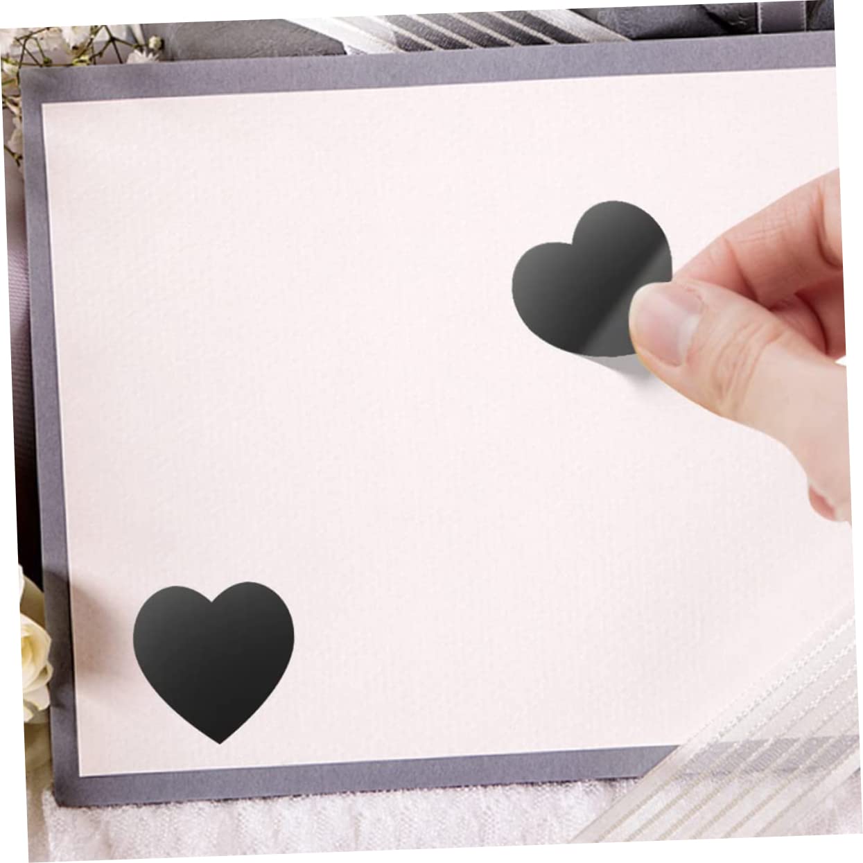 DOITOOL 5 Adesivi Decorativi Multifunzionale Etichette Adesive per Regali e Decorazioni Stickers Autoadesivi per Confezioni e Articoli Te