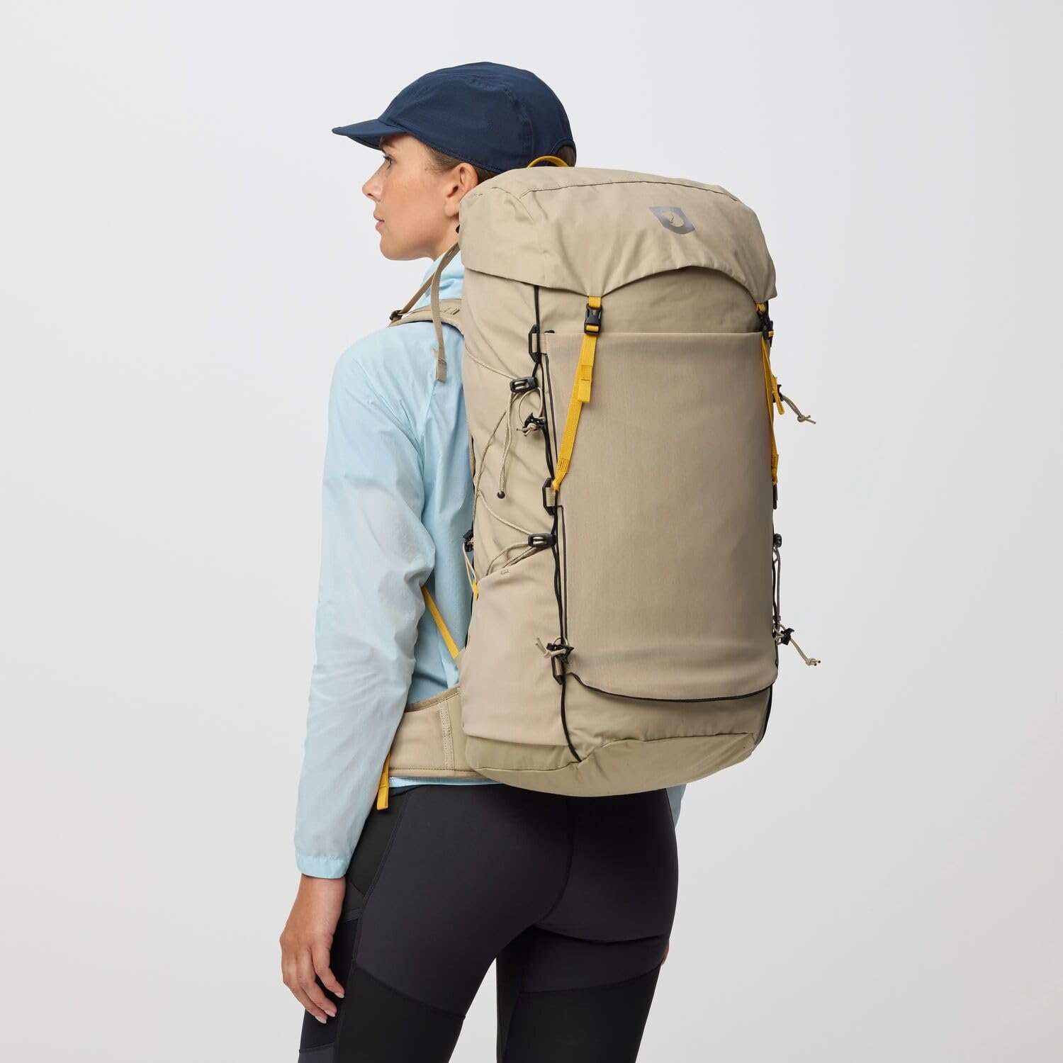 Fjällräven zaino, escursioni Kajka X-Lätt 45 FOSSIL beige