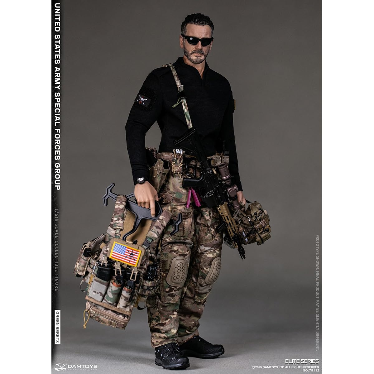 Amazon.co.jp: HiPlay DAMTOYS 1/6 米陸軍特殊部隊 グリーンベレー NO