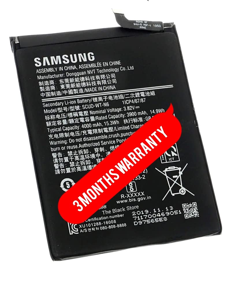 Lynacz Original Compatible with Samsung A10S, A20S, SM-A107F A107M A205 SM-A207F A207M A2070 SCU-DW-TN6-4000mAh with 3 Months Warranty