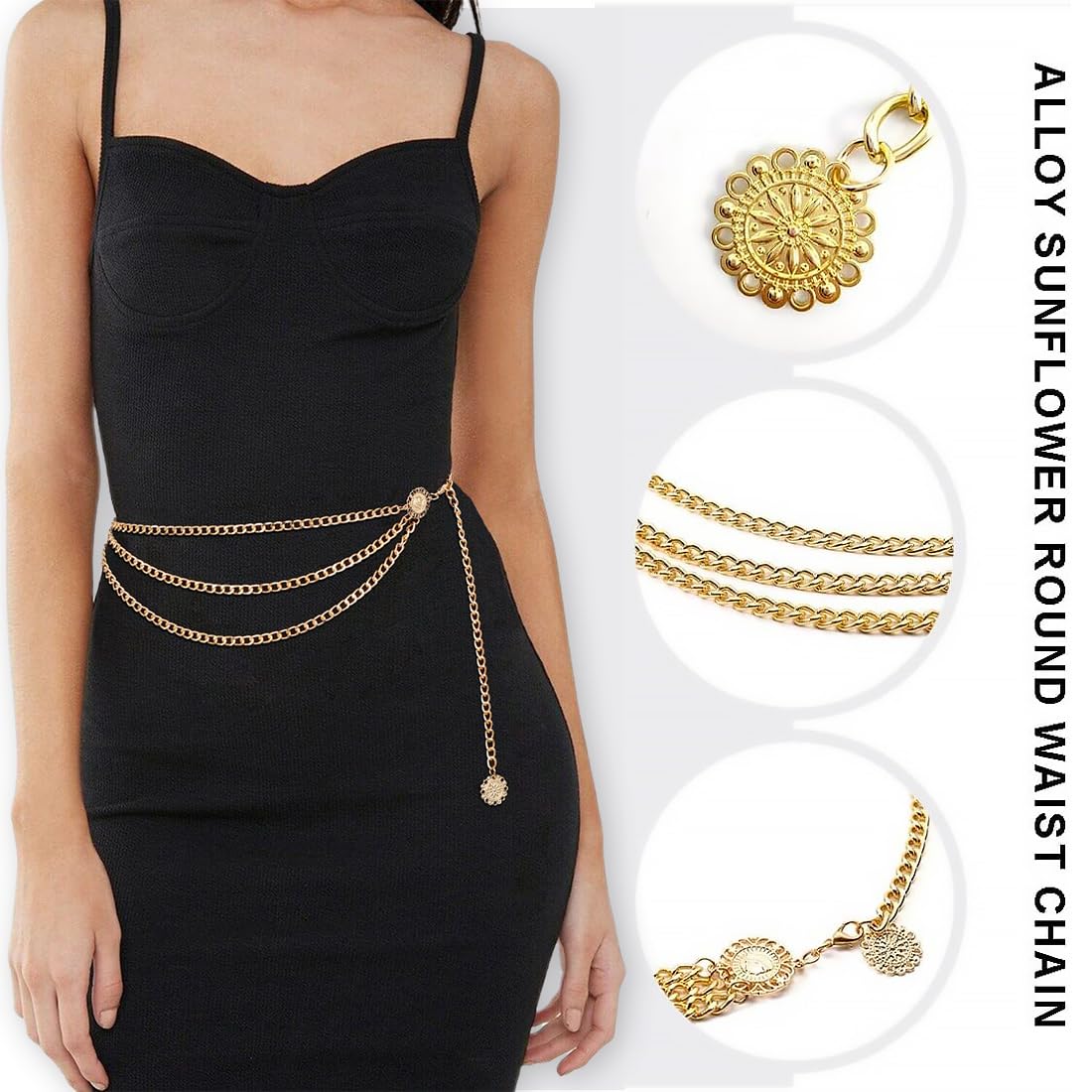 Ceinture Chaîne Pour Femme, Modèle Zilya – La Boutique De La