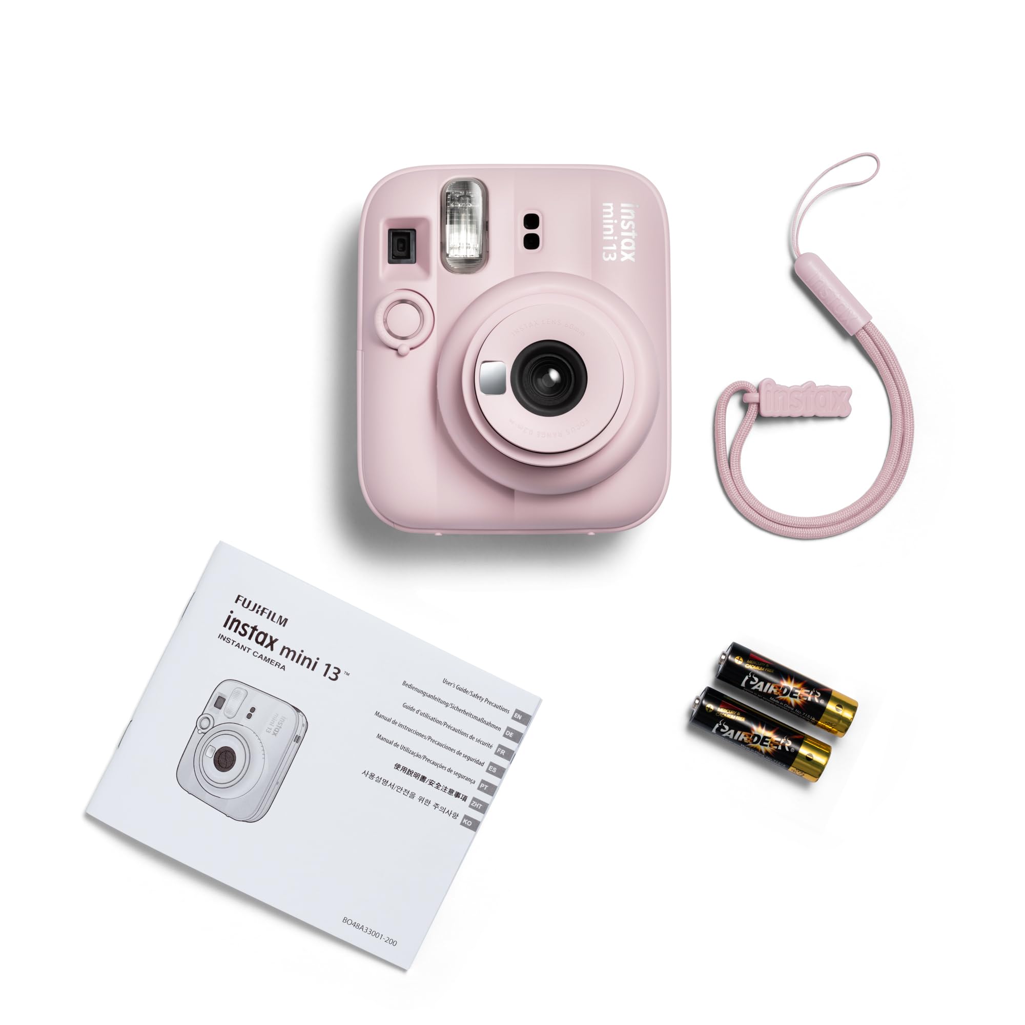 FUJIFILM instax mini 13 Sofortbildkamera Candy Pink Selfiespiegel Nahaufnahmemodus automatische Belichtung