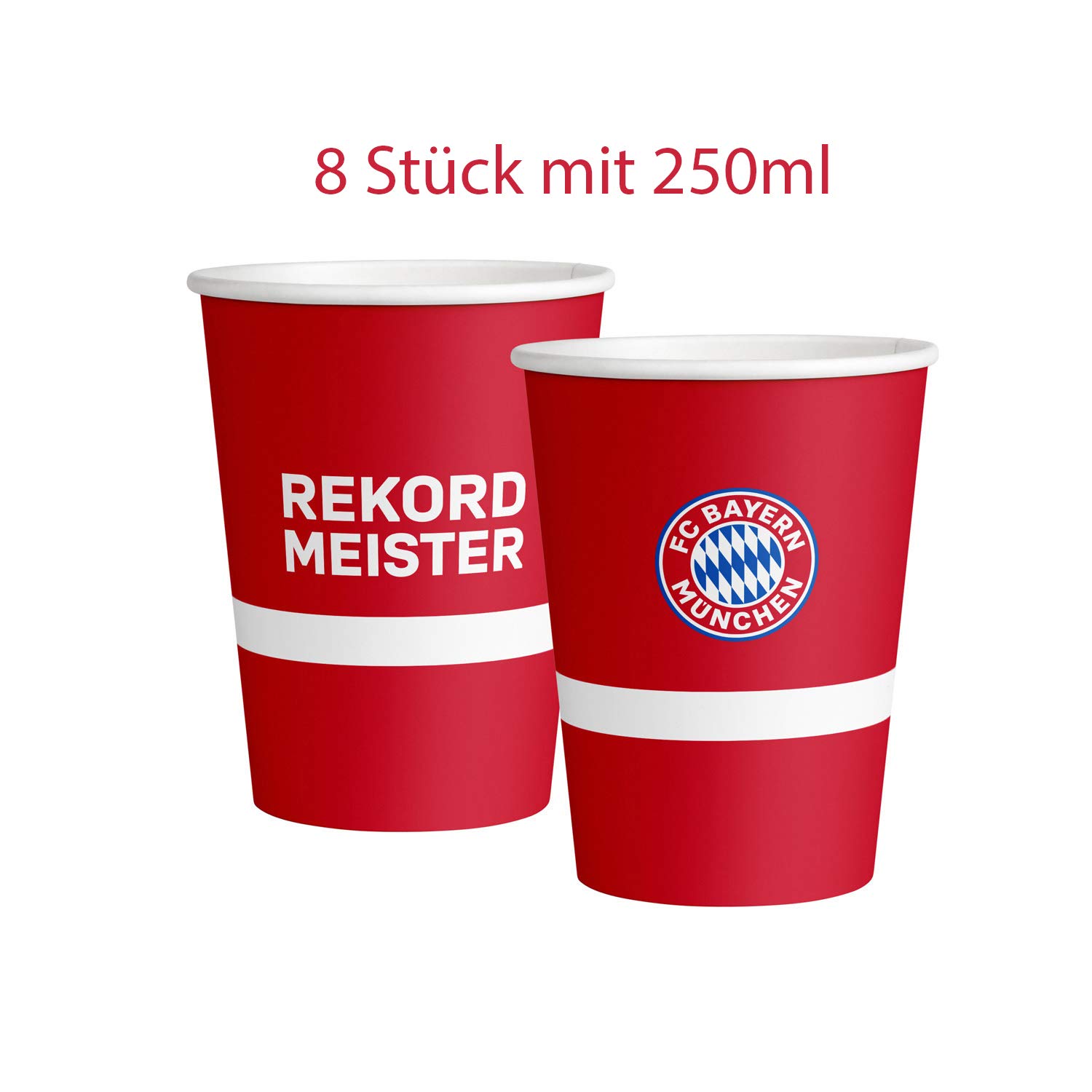 FC Bayern München Set de fiesta de fútbol XL, 34 piezas, accesorios y decoración para fiesta de fútbol y cumpleaños