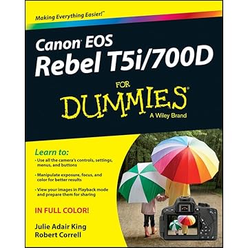 Canon EOS Rebel T5i/700D for Dummies