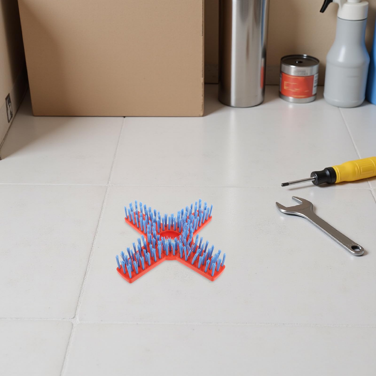 Cepillo de Repuesto para Cortacésped de Plástico Naranja para Limpieza